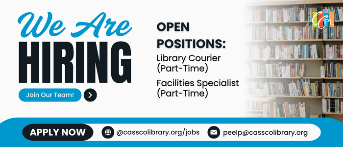 Job Posting Website Slide – Cass County Public Library